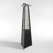 Уличный газовый обогреватель Falo Evo Black